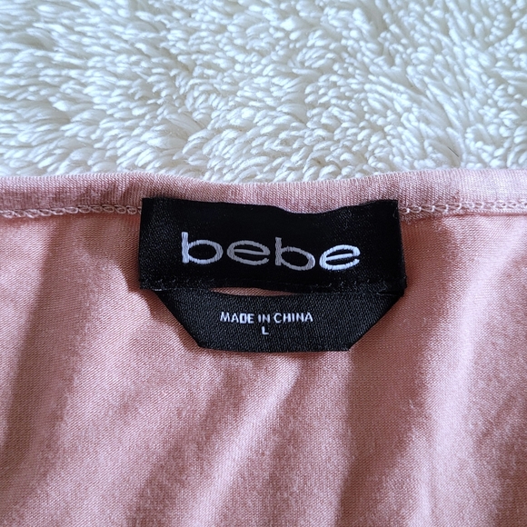 bebe Misty Rose🌹 Colored Top with Cutout✂️ Sleeve Detail - NWT - Picture 4 of 14